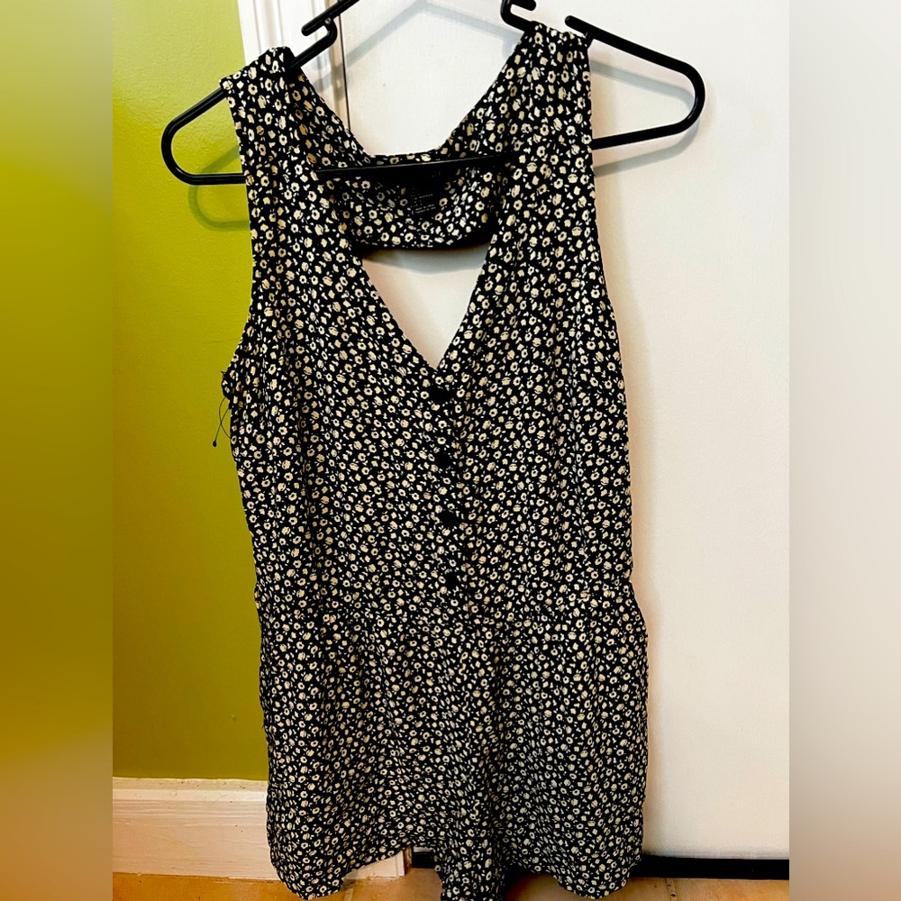 Adorable romper with button detail